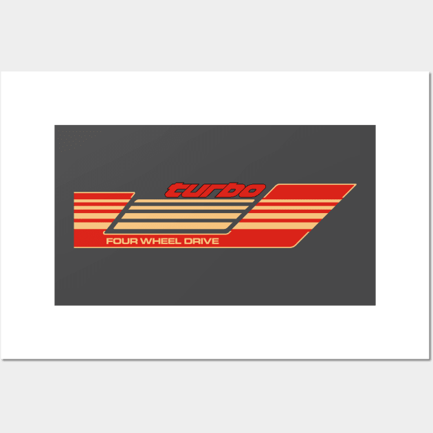 Land Cruiser Turbo Wall Art by Printstripe